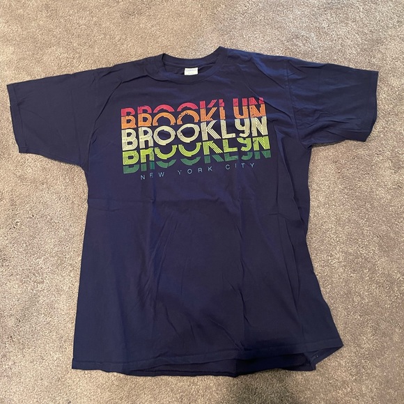 Brooklyn t shirt (Navy) - never worn. 100 percent cotton. - Picture 1 of 4